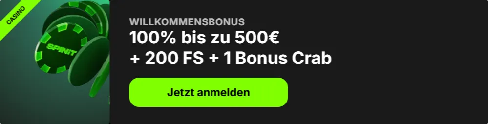 Spinit Casino Promo: Willkommensbonus