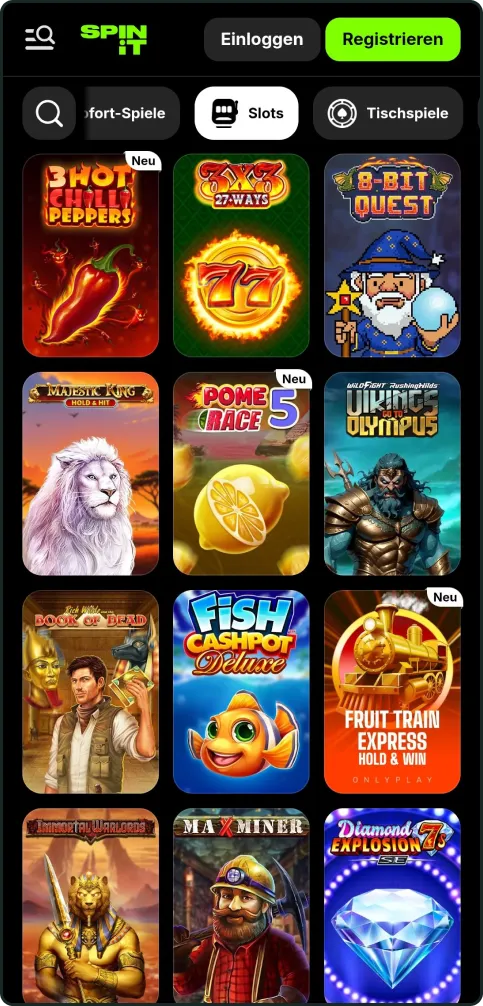 Spinit Casino Spielautomaten Seite 2